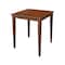 International Concepts 30 in. x 30 in. Counter Height Dining Table w/2 X-Back Stools, 24 in. Seat Height-3 Pc. Dining Set K581-3030-S6132-2 - alternate 3